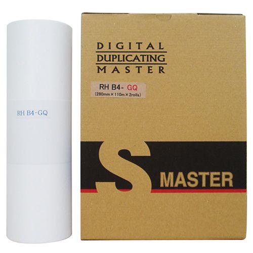 『代引不可』軽印刷機対応マスター RHB4-GQ 2本セット 『返品不可』『送料無料（一部地域除く）...
