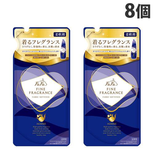 ファーファ ファインフレグランス オム 詰替用 500ml ×8個 洗濯用品 柔軟剤 衣類用 衣類洗...