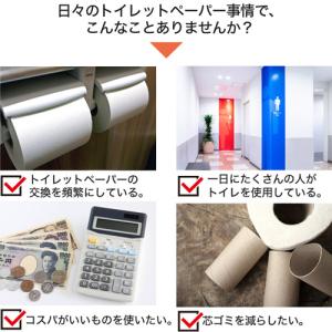 トイレットペーパー シングル 芯なし 業務用 ...の詳細画像5