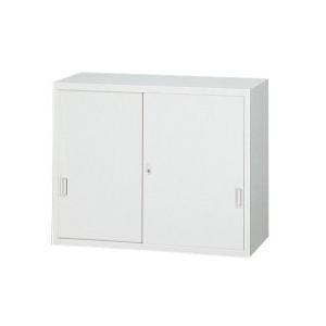 『代引不可』 ANW-32S A4対応スチール書庫 スチール戸引違い書庫 上置き用 ホワイト『返品不...