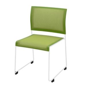 QUE-GREEN ループ脚チェア QUE グリーン