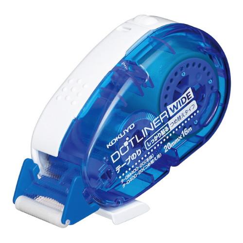 コクヨ テープのり ドットライナー ワイド 強粘着 本体 タ-DM400-20