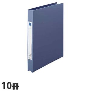 Oリングファイル A4 黒 2穴 10冊 リングファイル : よろずやマルシェ