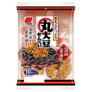 『賞味期限：23.04.28』 三幸製菓 丸大豆せんべい 10枚入
