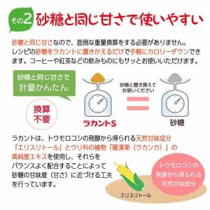 ラカントS 800g 顆粒 増量品 サラヤ ラ...の詳細画像4