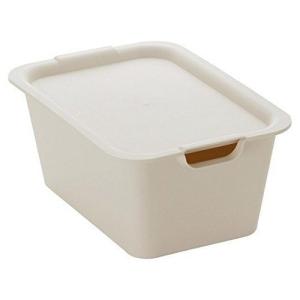 プレーンボックス フタ付 M アイボリーの商品画像