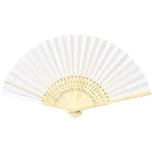 扇子 無地 白 10個の詳細画像1