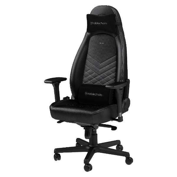 『代引不可』noblechairs ゲーミングチェア ICON ホワイト NBL-ICN-PU-BP...