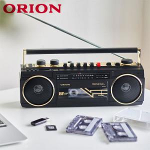 ORION ステレオラジオカセット Bluetooth機能搭載 ブラック SCR-B3 BK オリオン ラジカセ ラジオ カセットテープ 録音 mp3｜kilat