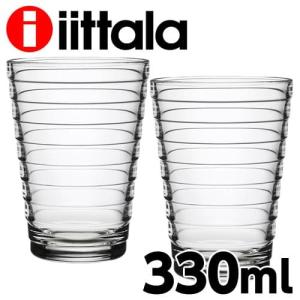 iittala イッタラ Aino Aalto アイノアアルト タンブラー 330ml クリア 2個セット｜kilat