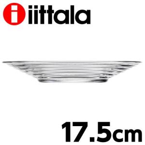 iittala イッタラ Aino Aalto アイノアアルト プレート 17.5cm クリア｜kilat