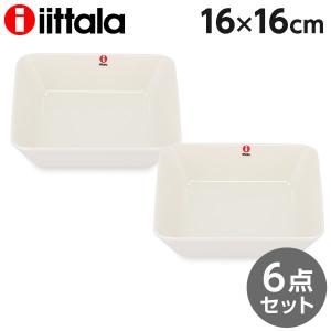 iittala イッタラ Teema ティーマ スクエアプレート 16×16cm ホワイト 6枚セット 北欧 フィンランド 食器 皿 インテリア｜kilat