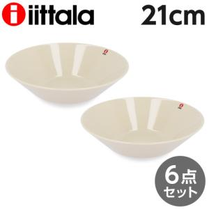 iittala イッタラ Teema ティーマ ボウル ディーププレート 21cm リネン 6枚セット ディープボウル 深皿 皿 プレート｜kilat