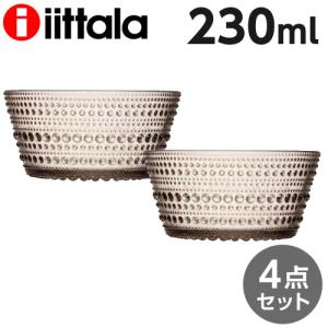 iittala（イッタラ） カステヘルミ ボウル 230ml クリア 4点セット
