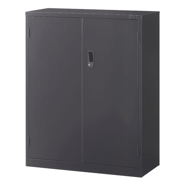 『代引不可』生興 ASKシリーズ 両開き書庫 ブラック 下置用 W880×D400×H1110mm ...