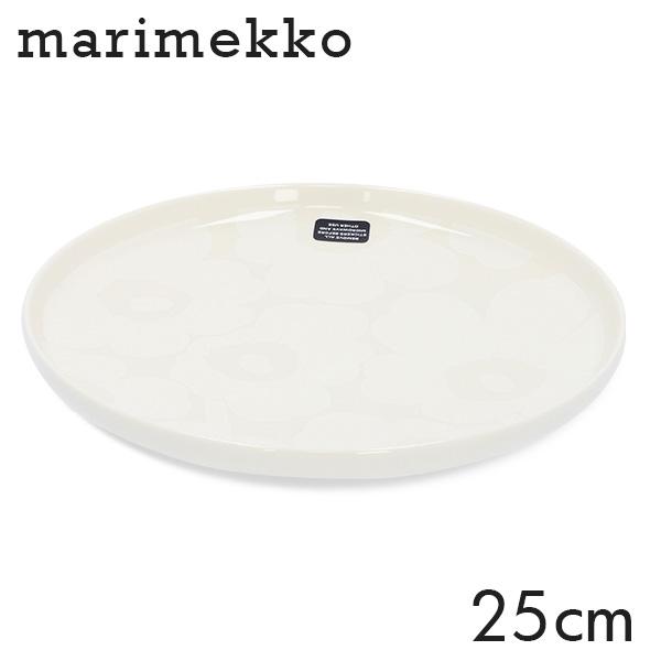 『並行輸入品』マリメッコ ウニッコ お皿 プレート 25cm ホワイト Marimekko Unik...