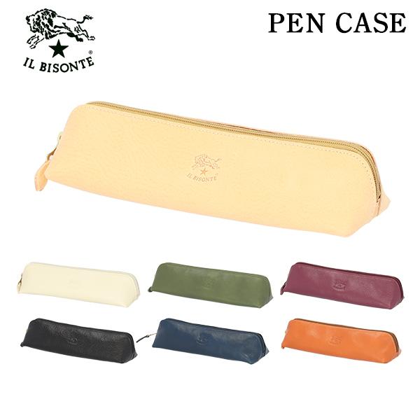 IL BISONTE イルビゾンテ PEN CASE レザーペンケース SCA020 PV0001 ...