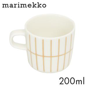 Marimekko マリメッコ Tiiliskivi ティイリスキヴィ コーヒーカップ 200ml ホワイト×ゴールド コップ カップ コーヒー 食器｜kilat