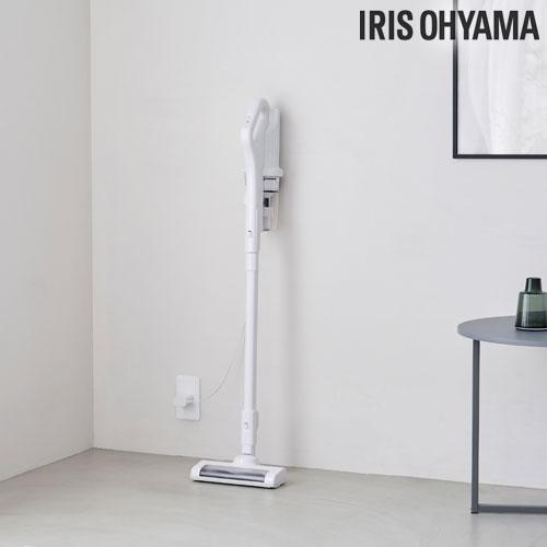『代引不可』アイリスオーヤマ 掃除機 充電式サイクロンスティッククリーナー ホワイト SCD-185...