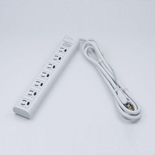 エルパ ELPA OAマルチタップ 7個口 2m 接地型 WBN-S7203B(G)