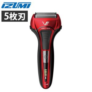 イズミ 電気シェーバー 往復式シェーバー 5枚刃 レッド IZF-V579-R マクセルイズミ IZUMI 電動シェーバー 髭剃り