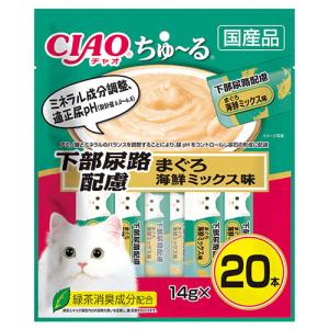 チャオ ちゅ〜る シーフードバラエティ ( 14g*20本入 )/ : 爽快