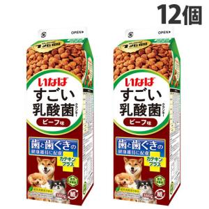 いなば すごい乳酸菌 クランキー 総合栄養食 ビーフ味 歯と歯ぐきの健康維持に配慮 380g×12個 DD-112 犬 犬用 ごはん ペットフード