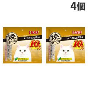 いなばペットフード いなば 焼かつお 高齢猫用 10本入×4個 QSC-258