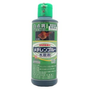 『動物性医薬品』 ニチドウ メチレンブルー水溶液 200ml 観賞魚 病気 治療 薬 治療薬 白点病 尾ぐされ 水カビ病｜kilat