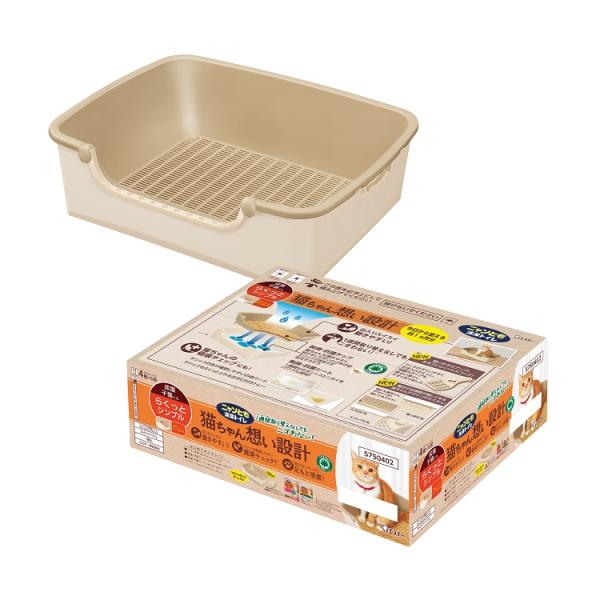 ニャンとも 清潔トイレ らくっとシンプル ライトベージュ エステー