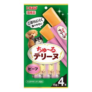 『ポイント10倍』いなば ちゅ〜る テリーヌ ビーフ 15g 4本