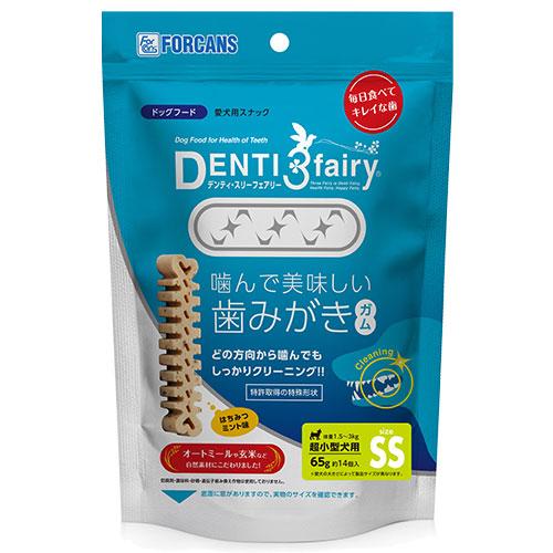 犬 ガム フォーキャンス デンティ スリーフェアリー 65g SS 超小型犬
