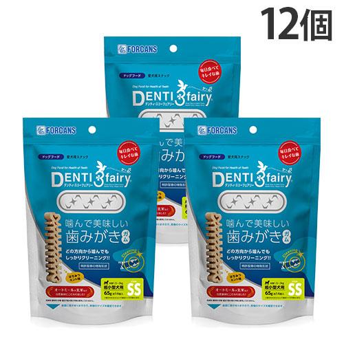 犬 ガム フォーキャンス デンティ スリーフェアリー 65g SS 14本 12個セット 超小型犬『...