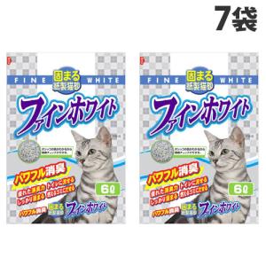 常陸化工 猫砂 紙製 ファインホワイト オシッコの色がわかる紙製