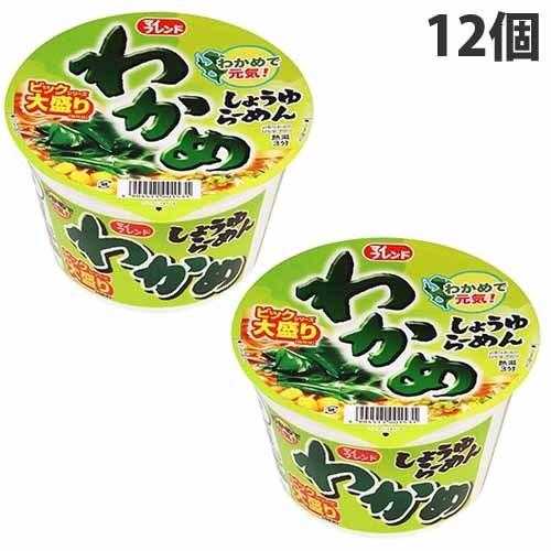 大黒食品 マイフレンドBIG わかめしょうゆラーメン 100g 12個 わかめラーメン カップ麺 イ...