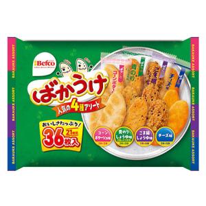 ばかうけ アソート 36枚 3袋 栗山米菓の詳細画像1