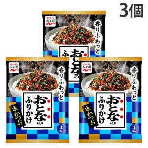 永谷園 ふりかけ おとなのふりかけ 本かつお 4袋入 3個