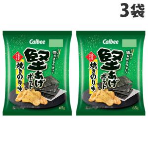 カルビー 堅あげポテト 焼きのり味 65g×3袋｜kilat