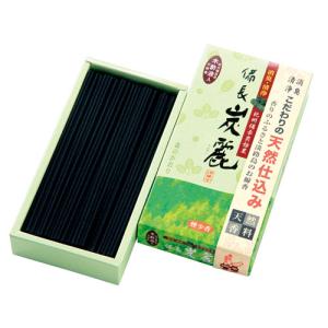 梅薫堂 備長炭麗 森のかおり 100g 線香 室...の商品画像