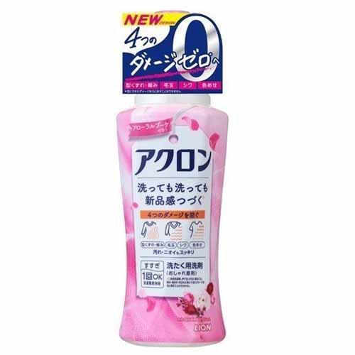 ライオン アクロン フローラルブーケの香り 本体 450ml 洗濯用 洗濯用洗剤 衣類用洗剤 衣類洗...