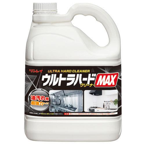 リンレイ ウルトラハードクリーナーMAX 油汚れ用 4L キッチン用 台所用 油汚れ用洗浄剤 洗剤 ...