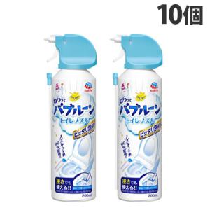 アース製薬 らくハピ ねらってバブルーン トイレノズル 200ml×10個 トイレ 便器 掃除 泡 洗剤 トイレ用洗剤 スプレー｜kilat