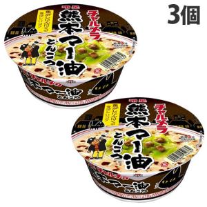 明星 チャルメラ どんぶり 熊本マー油とんこつ 82g×3個 インスタント カップ麺 カップラーメン ラーメン｜kilat