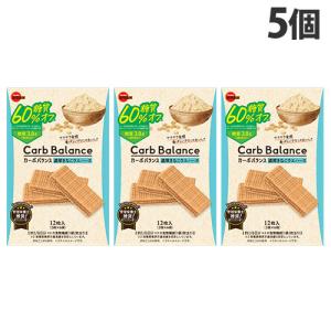 カーボバランス ブルボン 濃厚きなこウエハース 糖質60％オフ 12枚入 5個
