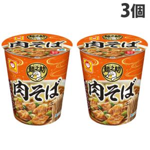 東洋水産 マルちゃん 麺之助 縦型 肉そば 62g×3個 インスタント カップめん そば 即席 タテ型 カップそば｜kilat