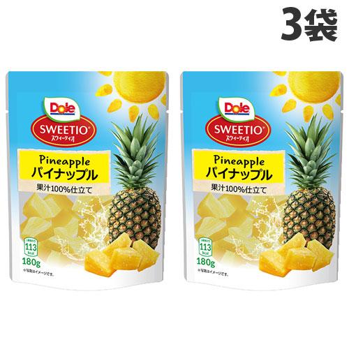 ドール フルーツパウチ パイナップル 180g×3袋 果物 パウチ Dole 果実 果汁100％ 製...