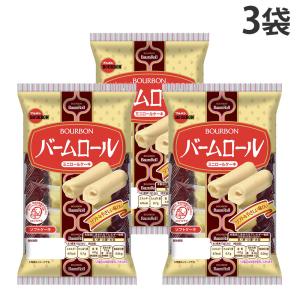 ブルボン バームロール 7本入×3袋 お菓子 洋菓子 BOURBON 小腹 おやつ ロールケーキ