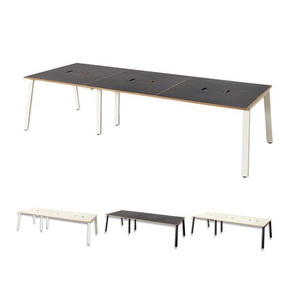 『代引不可』『組立設置込』 Garage MRフリースタイルデスク 指紋レス天板 W3000×D12...