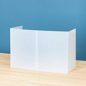 ナカバヤシ 折りたたみモバイルパーティション ミルキーホワイト（シボ入り） PTS-OT1034MW