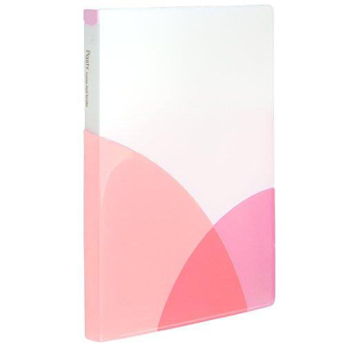 プラス ルーズリーフバインダー B5 縦 26穴 Pasty ピーチピンク 98-800